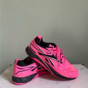 Reebok Nano X5 Women's Neon Pink and Black Athletic Shoes